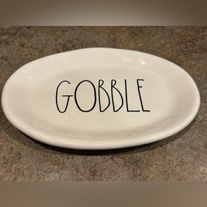 Rae Dunn Plate GOBBLE